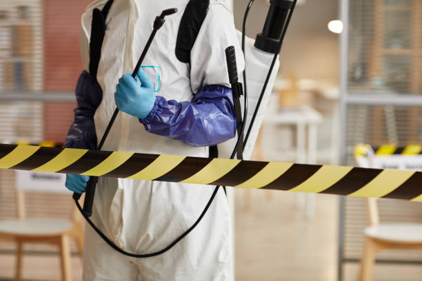 Professional Blood Cleanup technician working in Syracuse, NE